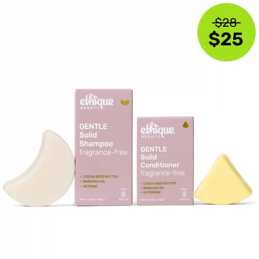 GENTLE Shampoo and Conditioner Bar Bundle