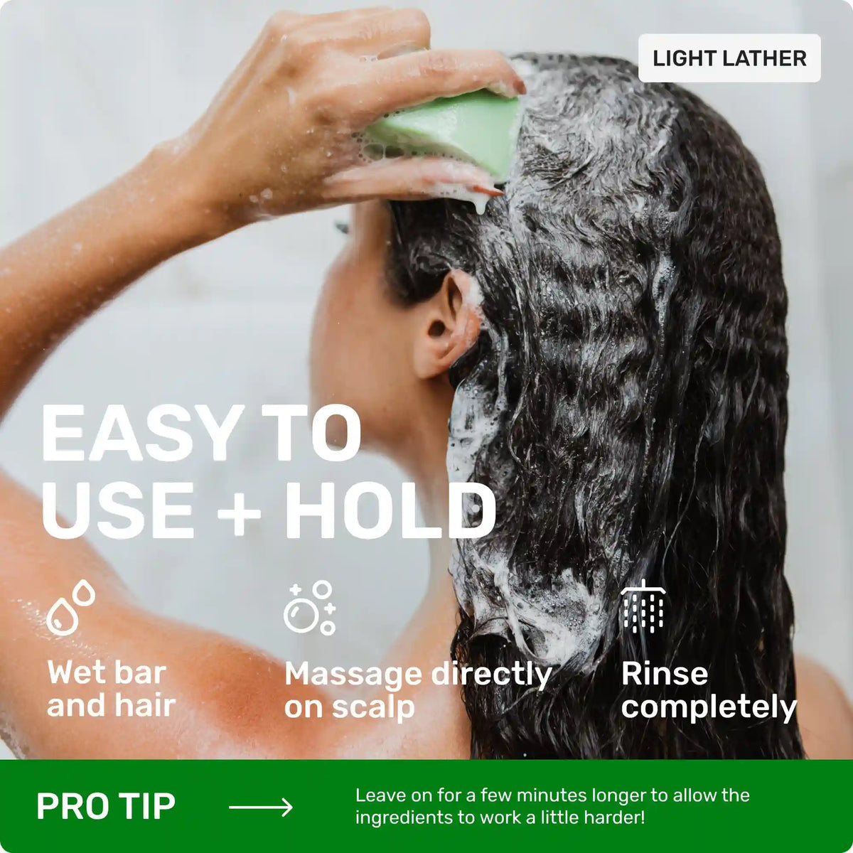 STRENGTHENING Rosemary Shampoo Bar for Hair Growth